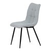 Jídelní židle, šedá, látka, DCL-L1094 SIL2