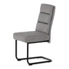 Jídelní židle, šedá, látka, DCL-P3107 SIL2