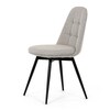 Jídelní židle, béžová, látka, DCL-V2040 CRM2