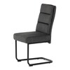 Jídelní židle, šedá, látka, DCL-P3107 GREY2