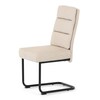 Jídelní židle, béžová, látka, DCL-P3107 CRM2