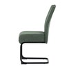 Jídelní židle, zelená, látka, DCL-E2008 GRN2