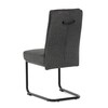 Jídelní židle, šedá, látka, DCL-P3107 GREY2
