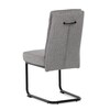 Jídelní židle, šedá, látka, DCL-P3107 SIL2