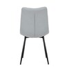 Jídelní židle, šedá, látka, DCL-L1094 SIL2