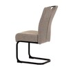 Jídelní židle, béžová, látka, DCL-E2008 CRM2