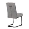 Jídelní židle, šedá, látka, DCL-P3107 SIL2