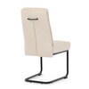 Jídelní židle, béžová, látka, DCL-P3107 CRM2