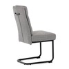 Jídelní židle, šedá, látka, DCL-P3107 SIL2
