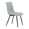 Jídelní židle, šedá, látka, DCL-L1094 SIL2
