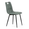 Jídelní židle, zelená, látka, DCL-V2017 GRN2