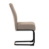 Jídelní židle, béžová, látka, DCL-E2008 CRM2