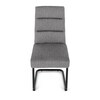 Jídelní židle, šedá, látka, DCL-P3107 SIL2