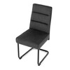 Jídelní židle, šedá, látka, DCL-P3107 GREY2