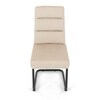 Jídelní židle, béžová, látka, DCL-P3107 CRM2