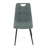 Jídelní židle, zelená, látka, DCL-V2017 GRN2