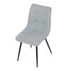 Jídelní židle, šedá, látka, DCL-L1094 SIL2