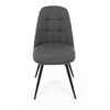 Jídelní židle, šedá, látka, DCL-V2040 GREY2