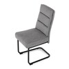 Jídelní židle, šedá, látka, DCL-P3107 SIL2