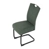 Jídelní židle, zelená, látka, DCL-E2008 GRN2