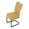Jídelní židle, žlutá, látka, DCL-E2008 YEL2