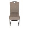 Jídelní židle, béžová, látka, DCL-E2008 CRM2