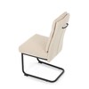 Jídelní židle, béžová, látka, DCL-P3107 CRM2