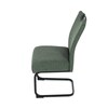 Jídelní židle, zelená, látka, DCL-E2008 GRN2
