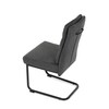 Jídelní židle, šedá, látka, DCL-P3107 GREY2