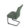 Jídelní židle, zelená, látka, DCL-E2008 GRN2