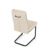 Jídelní židle, béžová, látka, DCL-P3107 CRM2