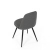 Jídelní židle, šedá, látka, DCL-V2040 GREY2