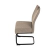 Jídelní židle, béžová, látka, DCL-E2008 CRM2