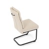 Jídelní židle, béžová, látka, DCL-P3107 CRM2