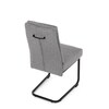 Jídelní židle, šedá, látka, DCL-P3107 SIL2