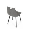 Jídelní židle, šedá, látka, DCL-V2017 GREY2