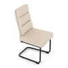 Jídelní židle, béžová, látka, DCL-P3107 CRM2