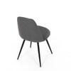 Jídelní židle, šedá, látka, DCL-V2040 GREY2