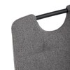 Jídelní židle, šedá, látka, DCL-V2017 GREY2