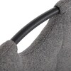 Jídelní židle, šedá, látka, DCL-V2017 GREY2