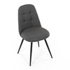 Jídelní židle, šedá, látka, DCL-V2040 GREY2