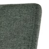 Jídelní židle, zelená, látka, DCL-E2008 GRN2