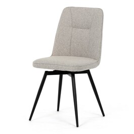 Jídelní židle, béžová, látka, DCL-V2052 CRM2