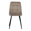 Jídelní židle, béžová, sametová látka, DCL-X7015 CAP2