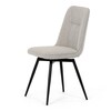 Jídelní židle, béžová, látka, DCL-V2052 CRM2