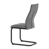 Jídelní židle, šedá, sametová látka, DCL-X7018 GREY2
