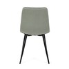Jídelní židle, zelená, sametová látka, DCL-X7015 GRN2