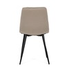 Jídelní židle, béžová, sametová látka, DCL-X7015 CAP2