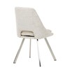 Jídelní židle, béžová, látka bouclé, DCL-W1174 CRM2