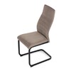 Jídelní židle, hnědá, sametová látka, DCL-X7018 CAP2
